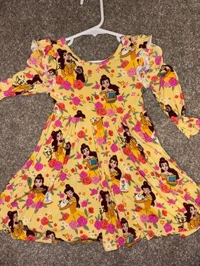 Little Sleepies Yellow Belle Floral Twirl Dress